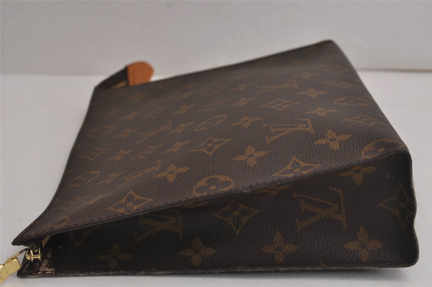 Auth Louis Vuitton Monogram Poche Toilette 26 Cosmetics Pouch Old Model LV 6481J