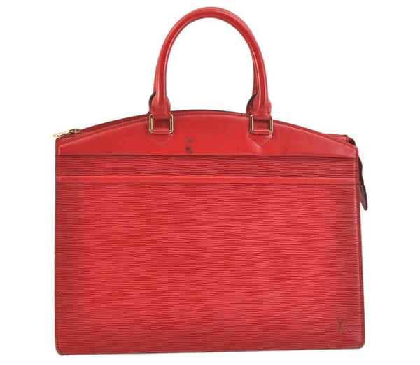 Authentic Louis Vuitton Epi Riviera Hand Bag Red M48187 LV Junk 6481K