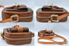 Authentic Louis Vuitton Vernis Christie PM Shoulder Cross Bag M91111 Brown 6481M