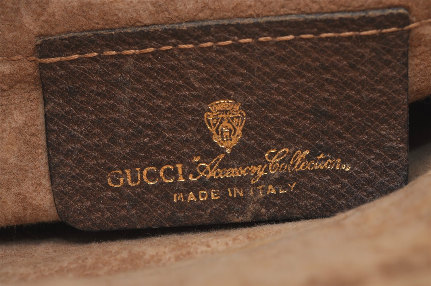 Authentic GUCCI Shoulder Cross Body Bag Purse GG PVC Leather Brown Junk 6482I