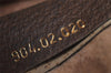 Authentic GUCCI Shoulder Cross Body Bag Purse GG PVC Leather Brown Junk 6482I
