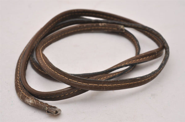 Authentic GUCCI Shoulder Cross Body Bag Purse GG PVC Leather Brown Junk 6482I