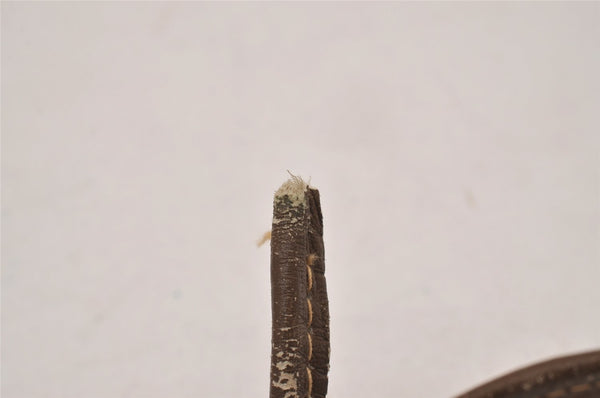 Authentic GUCCI Shoulder Cross Body Bag Purse GG PVC Leather Brown Junk 6482I