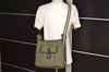 Authentic Louis Vuitton Monogram Mini Besace Mary Kate Shoulder Bag Green 6483I