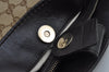Authentic GUCCI Sukey Shoulder Tote Bag GG Canvas Leather 296835 Brown 6487I