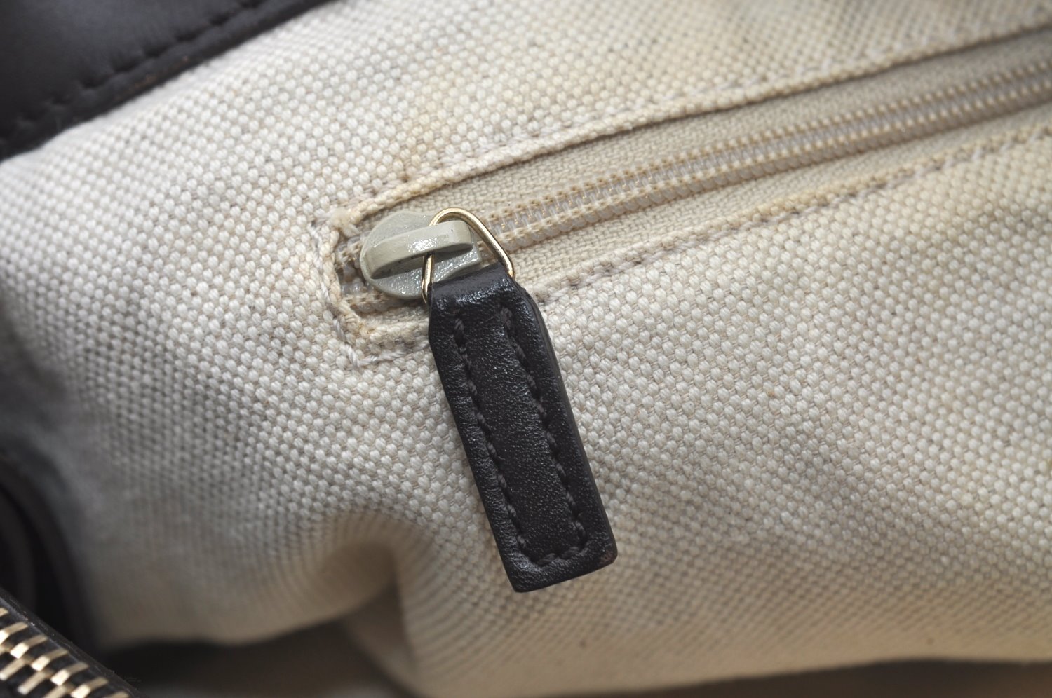 Authentic GUCCI Sukey Shoulder Tote Bag GG Canvas Leather 296835 Brown 6487I