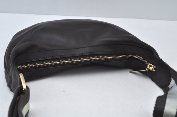 Authentic GUCCI Sherry Line Shoulder Bag Purse Leather 0014186 Brown 6488J
