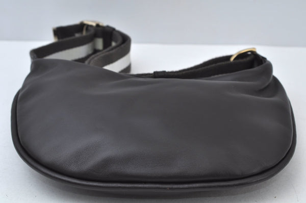 Authentic GUCCI Sherry Line Shoulder Bag Purse Leather 0014186 Brown 6488J