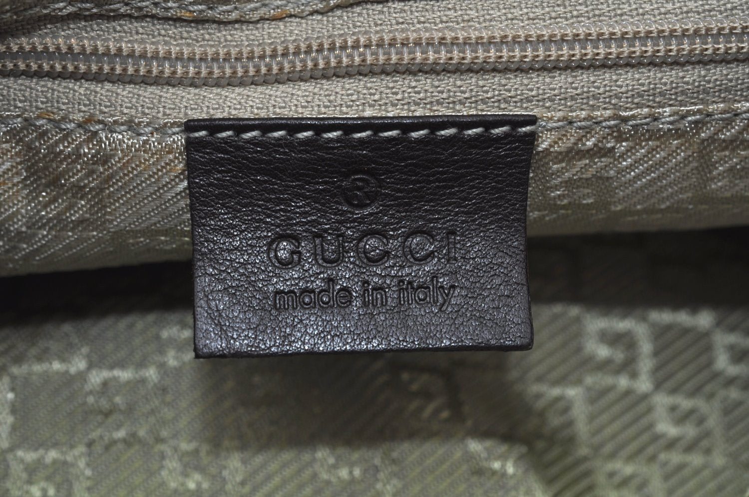Authentic GUCCI Sherry Line Shoulder Bag Purse Leather 0014186 Brown 6488J
