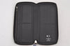 Authentic Louis Vuitton Taiga Zippy Wallet Vertical Long Black M32822 LV 6489K