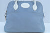 Authentic HERMES Bolide Macaron 31 SPO 2Way Hand Bag Leather Light Blue 6490I