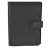 Authentic Louis Vuitton Taiga Agenda PM Notebook Cover Black R20426 LV 6490K