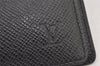 Authentic Louis Vuitton Taiga Agenda PM Notebook Cover Black R20426 LV 6490K