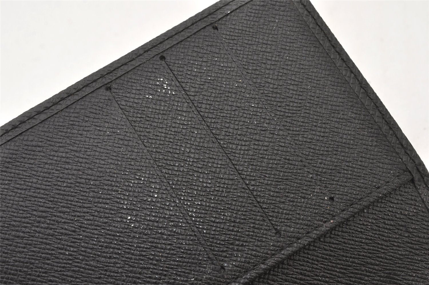 Authentic Louis Vuitton Taiga Agenda PM Notebook Cover Black R20426 LV 6490K