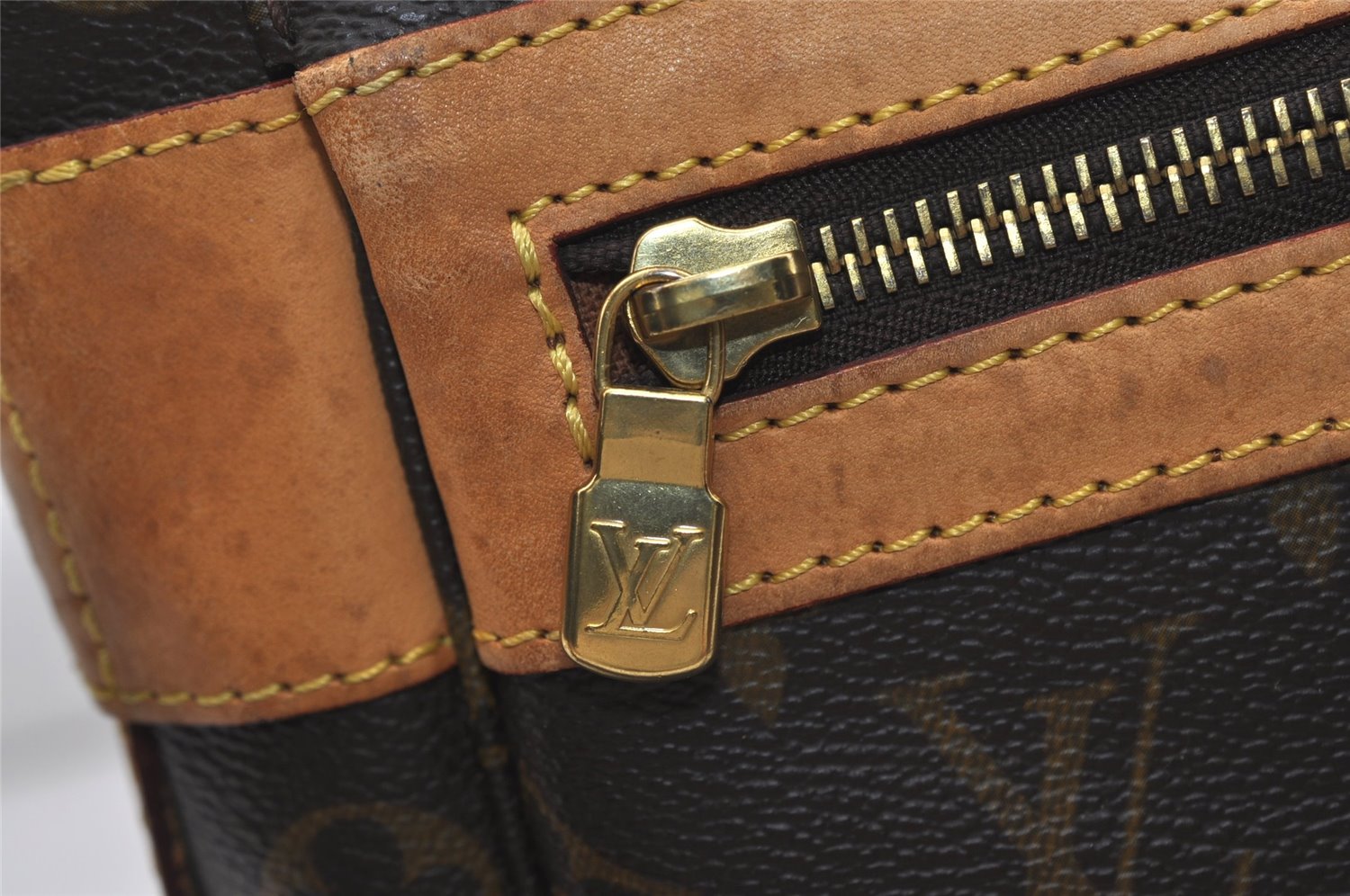 Authentic Louis Vuitton Monogram Abbesses Shoulder Bag M45257 LV 6491J