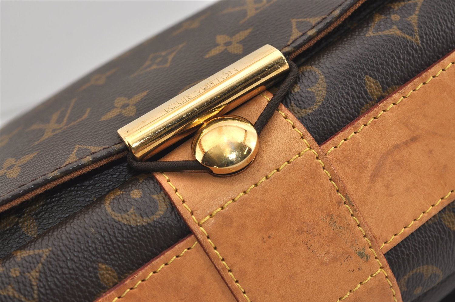 Authentic Louis Vuitton Monogram Abbesses Shoulder Bag M45257 LV 6491J