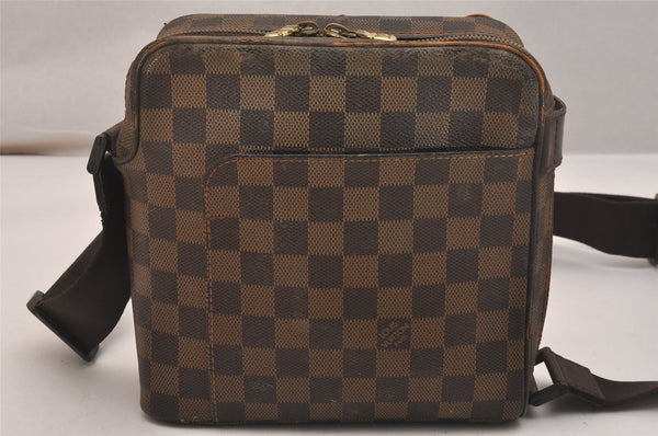 Authentic Louis Vuitton Damier Olav PM Shoulder Cross Body Bag N41442 LV 6493J