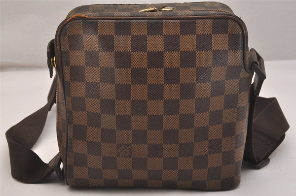 Authentic Louis Vuitton Damier Olav PM Shoulder Cross Body Bag N41442 LV 6493J