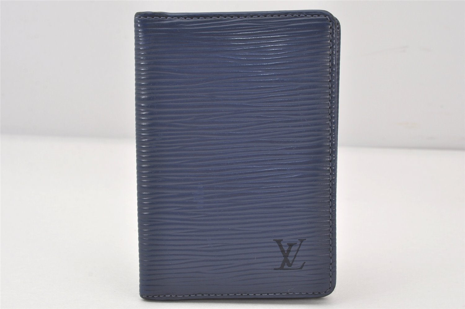 Authentic Louis Vuitton Epi Organizer De Poche Pass Case Blue M6358G LV 6494K