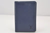 Authentic Louis Vuitton Epi Organizer De Poche Pass Case Blue M6358G LV 6494K