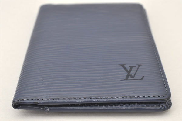 Authentic Louis Vuitton Epi Organizer De Poche Pass Case Blue M6358G LV 6494K