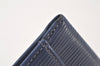 Authentic Louis Vuitton Epi Organizer De Poche Pass Case Blue M6358G LV 6494K