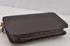 Authentic Louis Vuitton Taiga Baikal Clutch Bag Purple M30186 LV 6495J