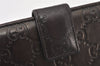 Authentic GUCCI Guccissima GG Leather Long Wallet Purse 257012 Brown 6495K