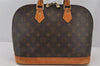Authentic Louis Vuitton Monogram Alma Hand Bag Purse M51130 LV 6496J