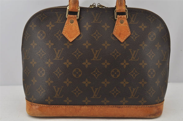 Authentic Louis Vuitton Monogram Alma Hand Bag Purse M51130 LV 6496J