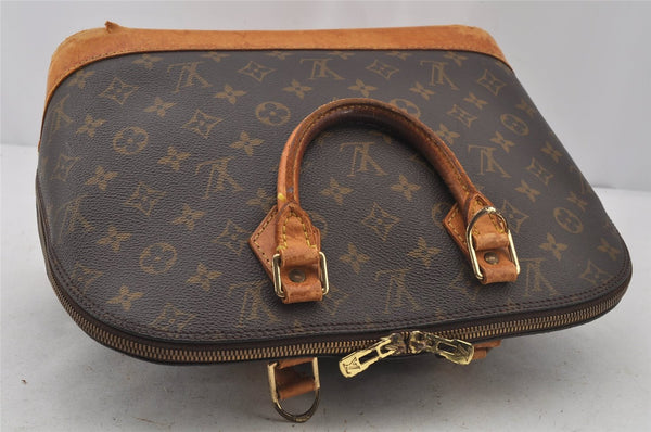 Authentic Louis Vuitton Monogram Alma Hand Bag Purse M51130 LV 6496J