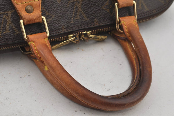 Authentic Louis Vuitton Monogram Alma Hand Bag Purse M51130 LV 6496J