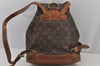 Authentic Louis Vuitton Monogram Montsouris MM Backpack M51136 LV 6497J