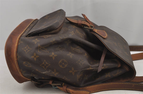 Authentic Louis Vuitton Monogram Montsouris MM Backpack M51136 LV 6497J