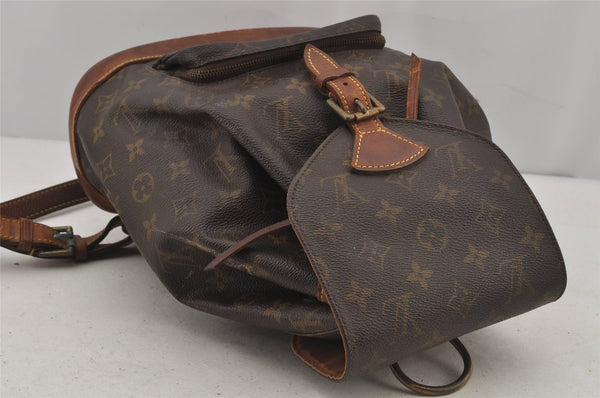 Authentic Louis Vuitton Monogram Montsouris MM Backpack M51136 LV 6497J