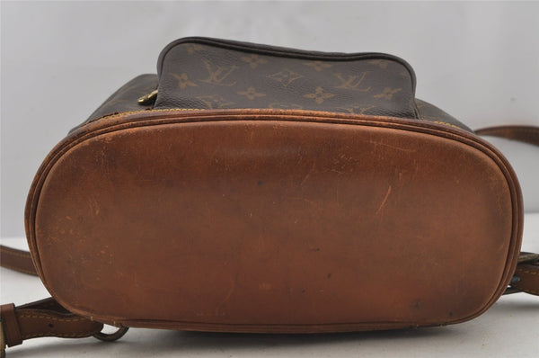 Authentic Louis Vuitton Monogram Montsouris MM Backpack M51136 LV 6497J