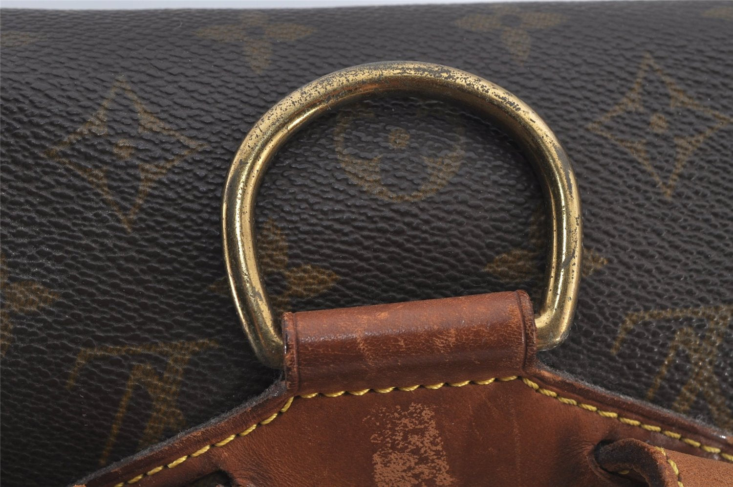 Authentic Louis Vuitton Monogram Montsouris MM Backpack M51136 LV 6497J