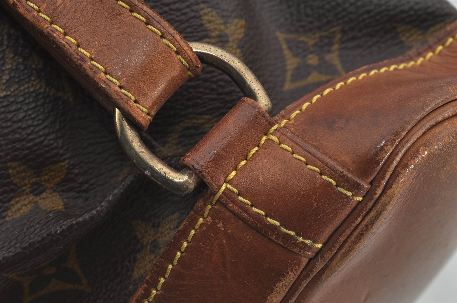 Authentic Louis Vuitton Monogram Montsouris MM Backpack M51136 LV 6497J