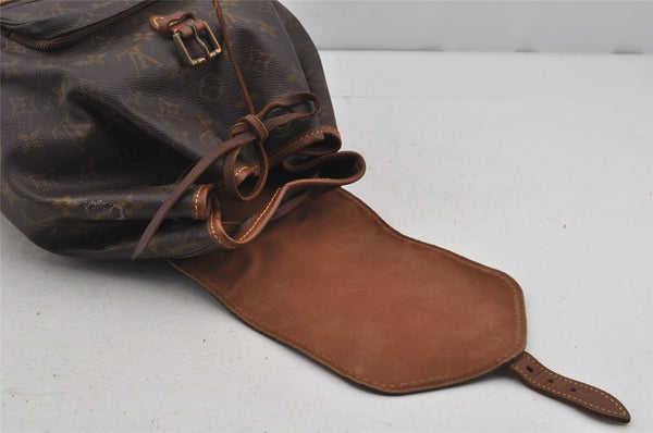 Authentic Louis Vuitton Monogram Montsouris MM Backpack M51136 LV 6497J