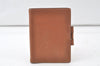 Authentic HERMES Agenda GM Notebook Cover Day Planner Leather Brown 6497K