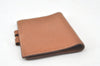 Authentic HERMES Agenda GM Notebook Cover Day Planner Leather Brown 6497K