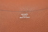 Authentic HERMES Agenda GM Notebook Cover Day Planner Leather Brown 6497K