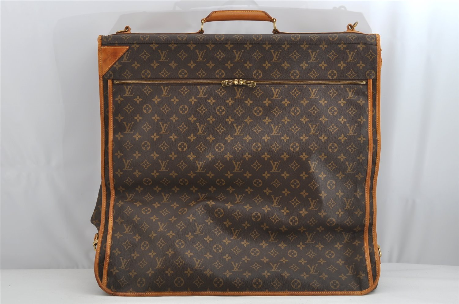 Auth Louis Vuitton Monogram Portable Cabine Garment Bag Hangers Travel LV 6498I