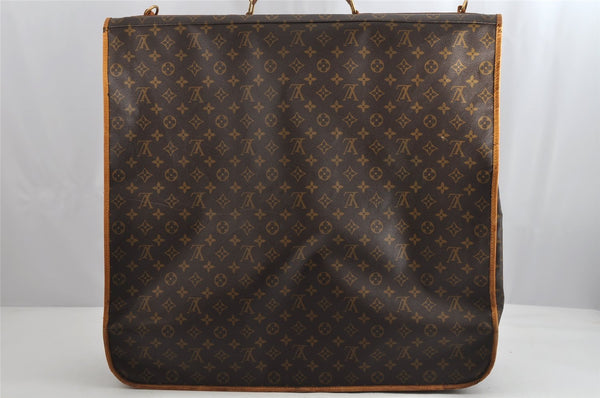 Auth Louis Vuitton Monogram Portable Cabine Garment Bag Hangers Travel LV 6498I