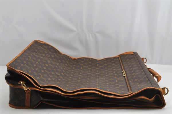 Auth Louis Vuitton Monogram Portable Cabine Garment Bag Hangers Travel LV 6498I