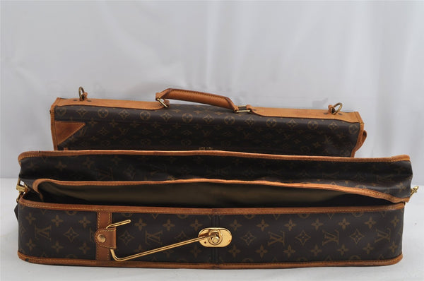 Auth Louis Vuitton Monogram Portable Cabine Garment Bag Hangers Travel LV 6498I