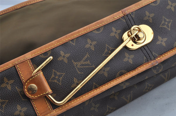 Auth Louis Vuitton Monogram Portable Cabine Garment Bag Hangers Travel LV 6498I