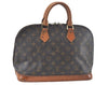 Authentic Louis Vuitton Monogram Alma Hand Bag Purse M51130 LV 6498J