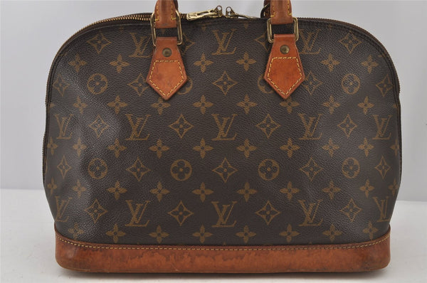 Authentic Louis Vuitton Monogram Alma Hand Bag Purse M51130 LV 6498J