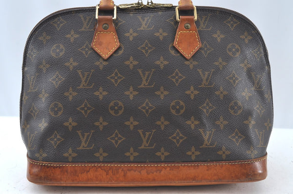 Authentic Louis Vuitton Monogram Alma Hand Bag Purse M51130 LV 6498J